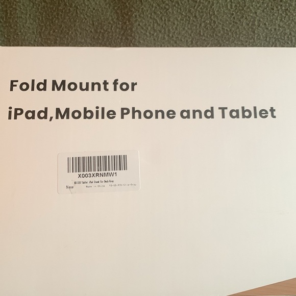 NIB RoHS fold mount for iPad, mobile phone and tablet. Gray - Picture 2 of 6